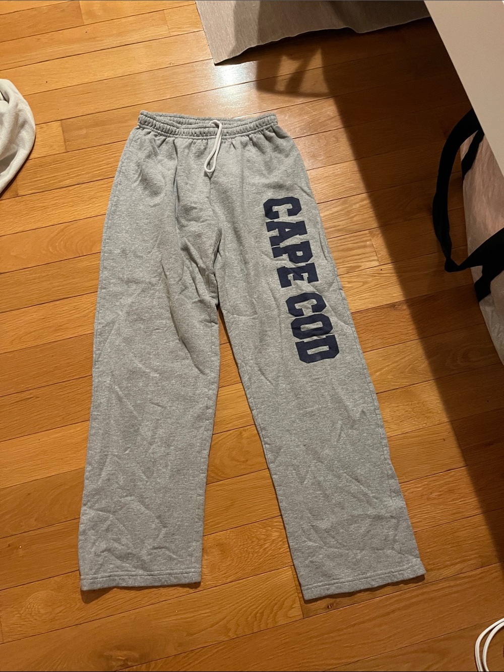 Gildan Gray Sweatpants with Navy CAPE COD Lettering